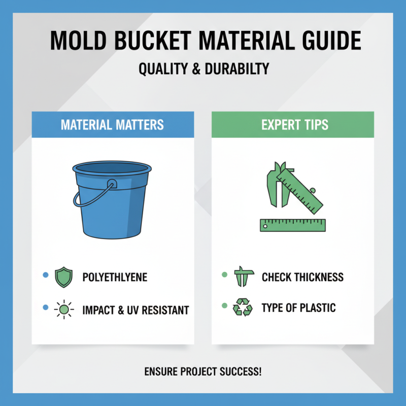 10 Essential Tips for Choosing the Right Mould Bucket for Your Projects?