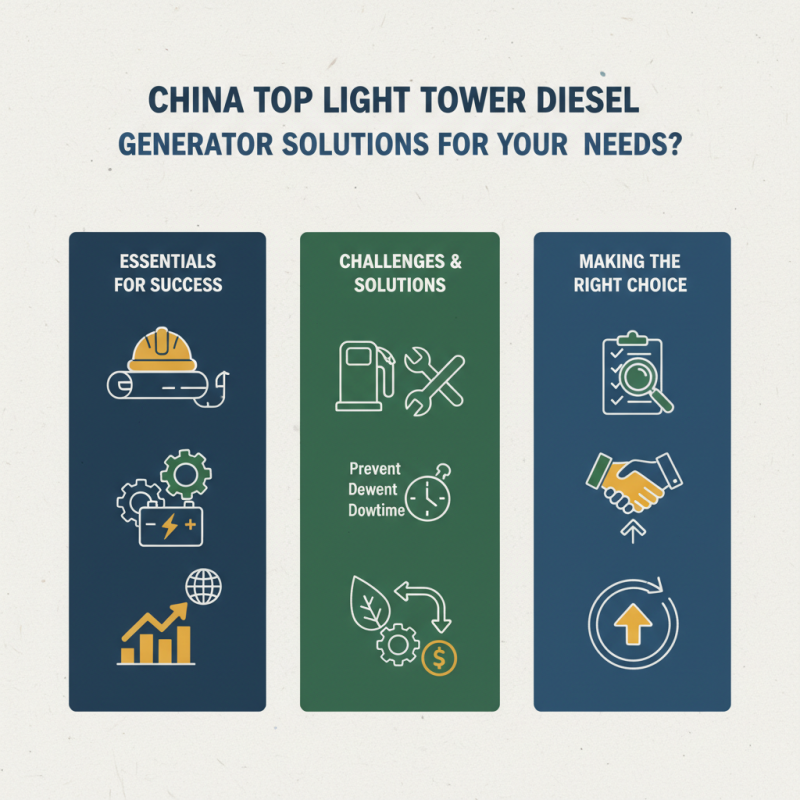 China Top Light Tower Diesel Generator Solutions for Your Needs?