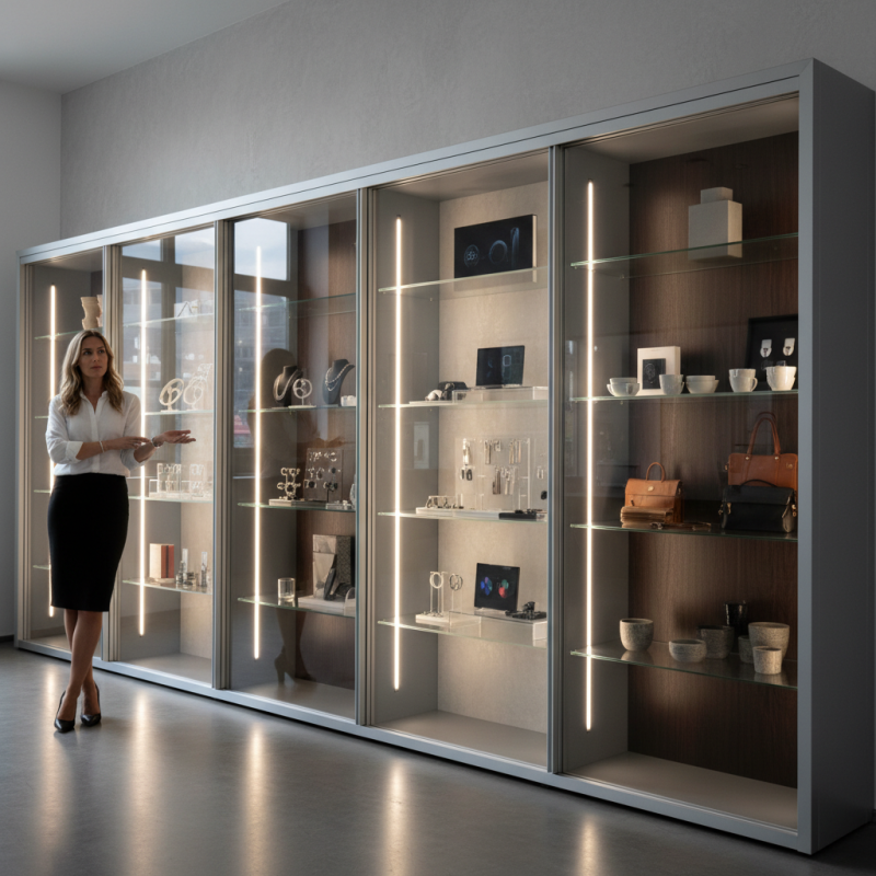 Top 10 Customizable Sliding Display Cabinets for Your Business?