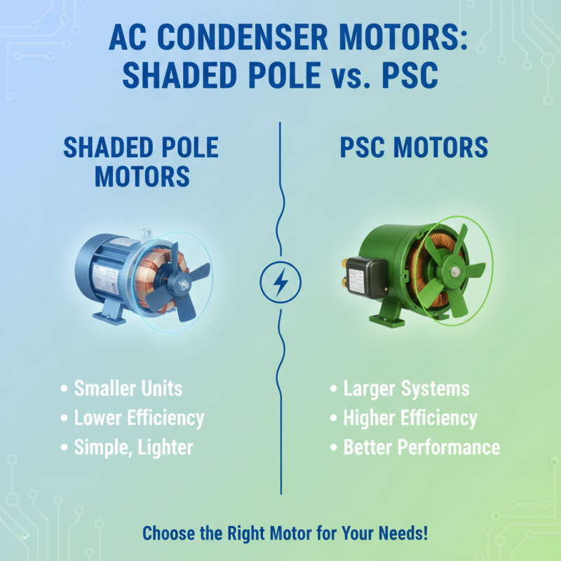 How to Choose the Right AC Condenser Motor for Your Needs?