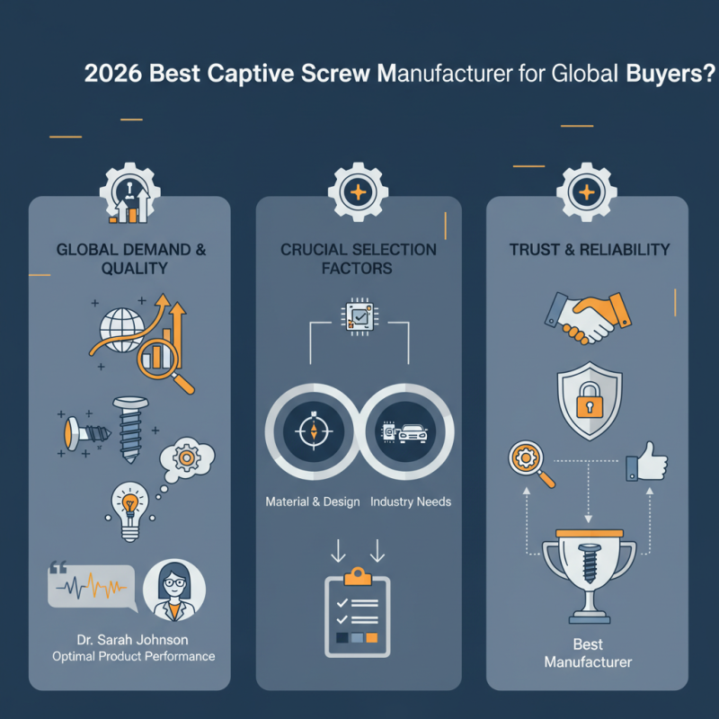 2026 Best Captive Screw Manufacturer for Global Buyers?