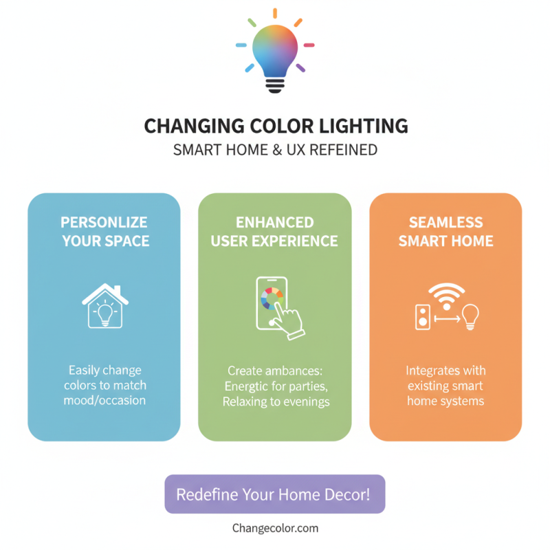 2026 Top Trends in Changecolor Lights for Home Decor and Lighting Solutions?