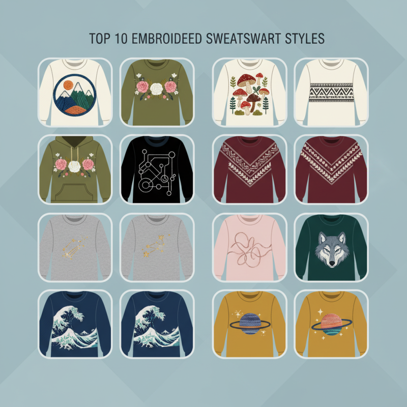 Top 10 Embroidered Sweatshirt Styles You Must Know?