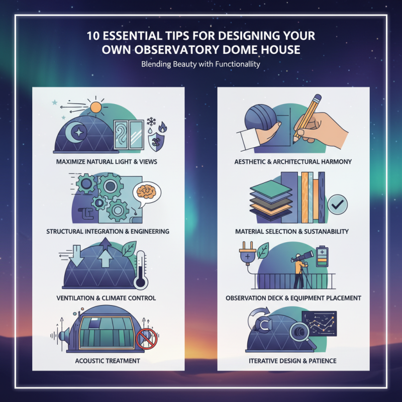 10 Essential Tips for Designing Your Own Observatory Dome House?