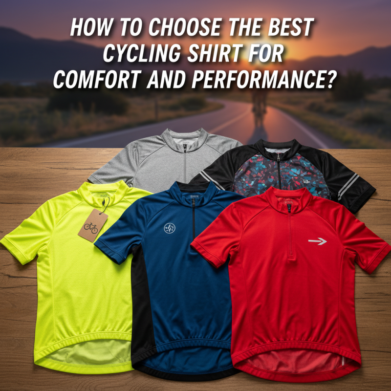 How to Choose the Best Cycling Shirt for Comfort and Performance?
