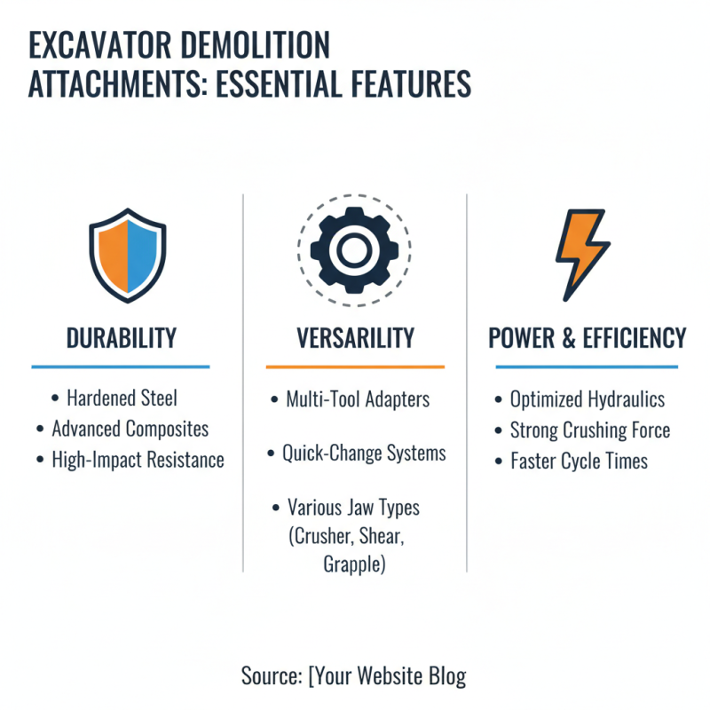 Top 10 Excavator Demolition Attachments You Need to Know?