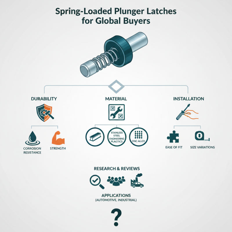 Best Spring-Loaded Plunger Latch for Global Buyers Questions?
