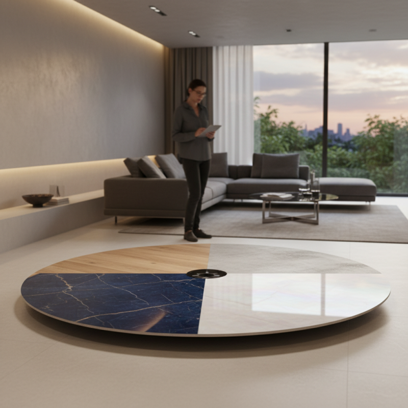 What is 360 Degree Rotating Large Slab Tile and Its Benefits?