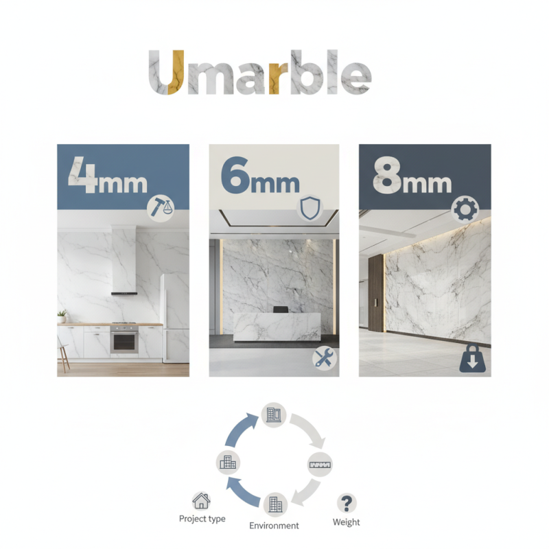 What is the Ideal Uv Marble Sheet Thickness for Your Project?