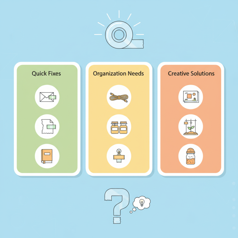 How to Effectively Use Clear Sticky Tape for Everyday Solutions?