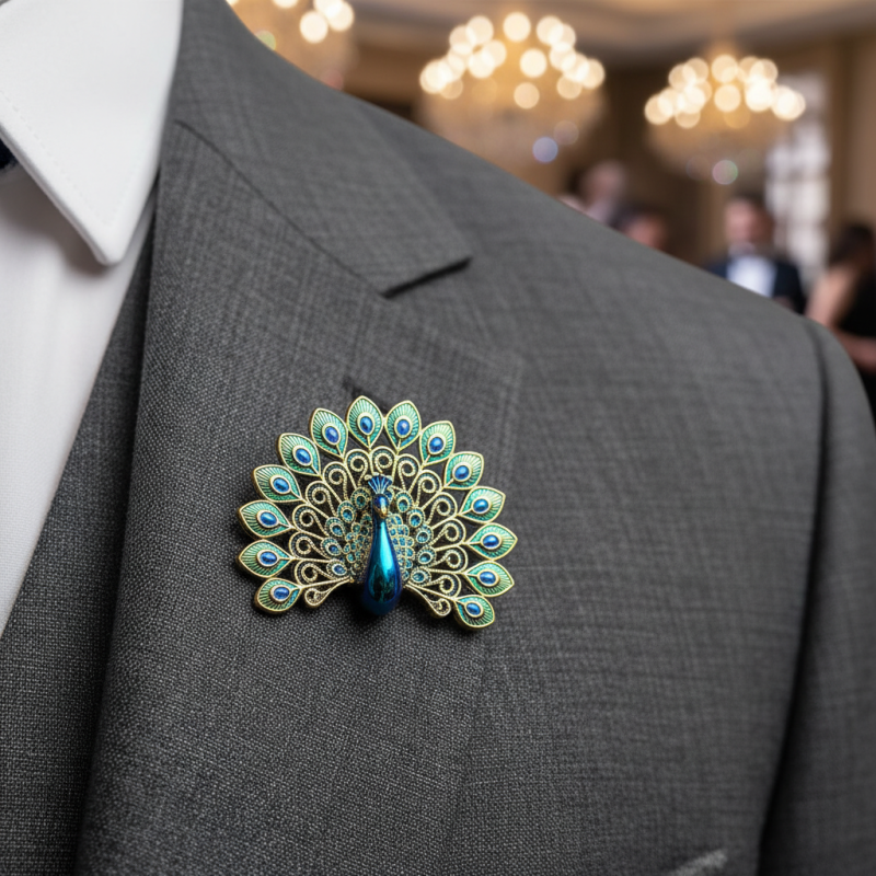 Why Choose a Peacock Lapel Pin for Your Next Event?