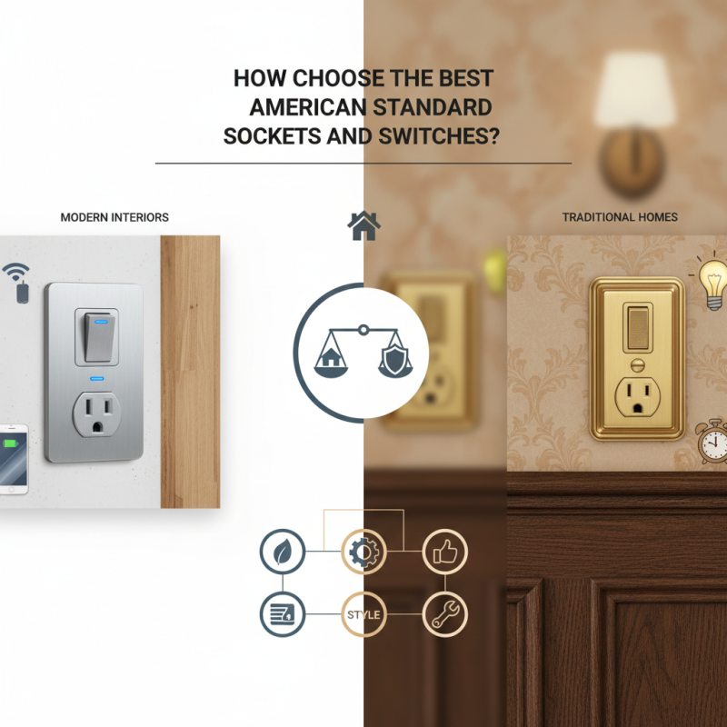 How to Choose the Best American Standard Sockets and Switches?
