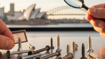 Security Screws Sydney Top Quality Options for Global Buyers?