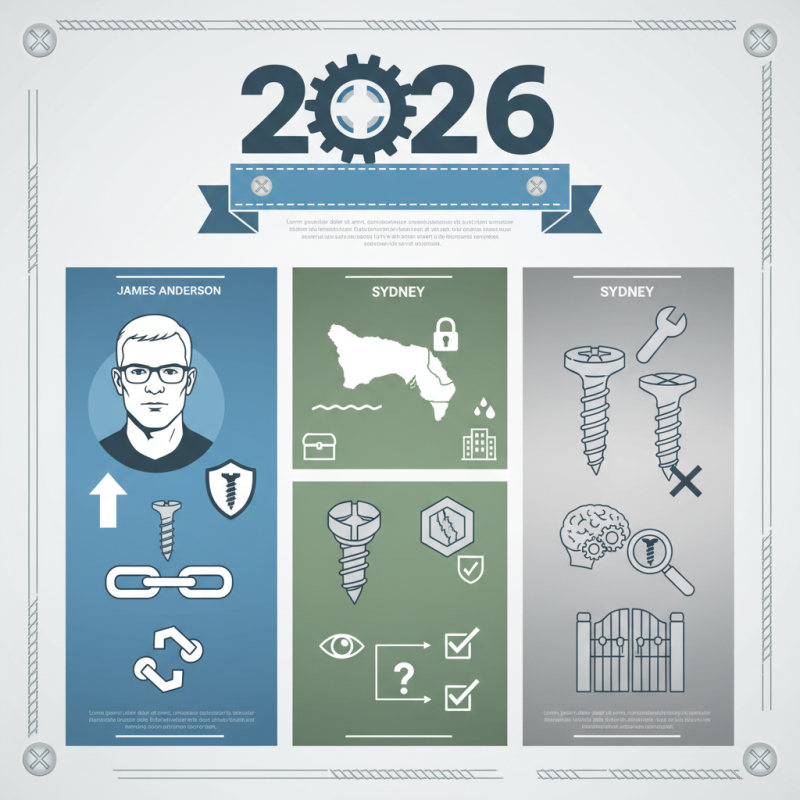 2026 How to Choose the Best Security Screws in Sydney?