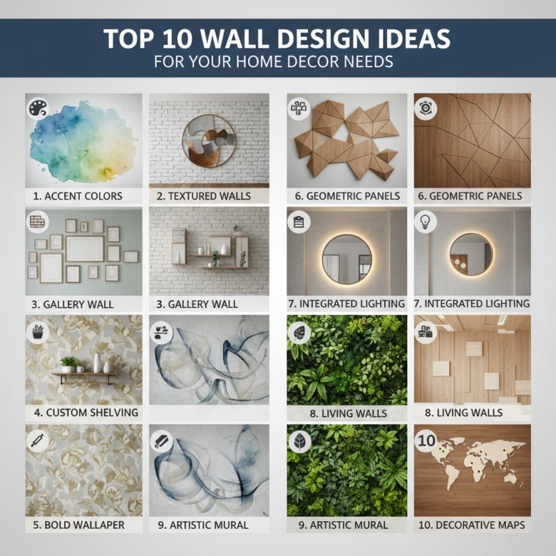 Top 10 Wall Design Ideas for Your Home Decor Needs?