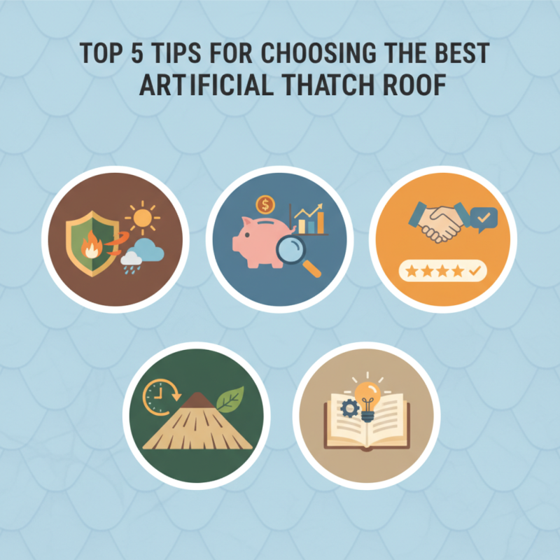 Top 5 Tips for Choosing the Best Artificial Thatch Roof?