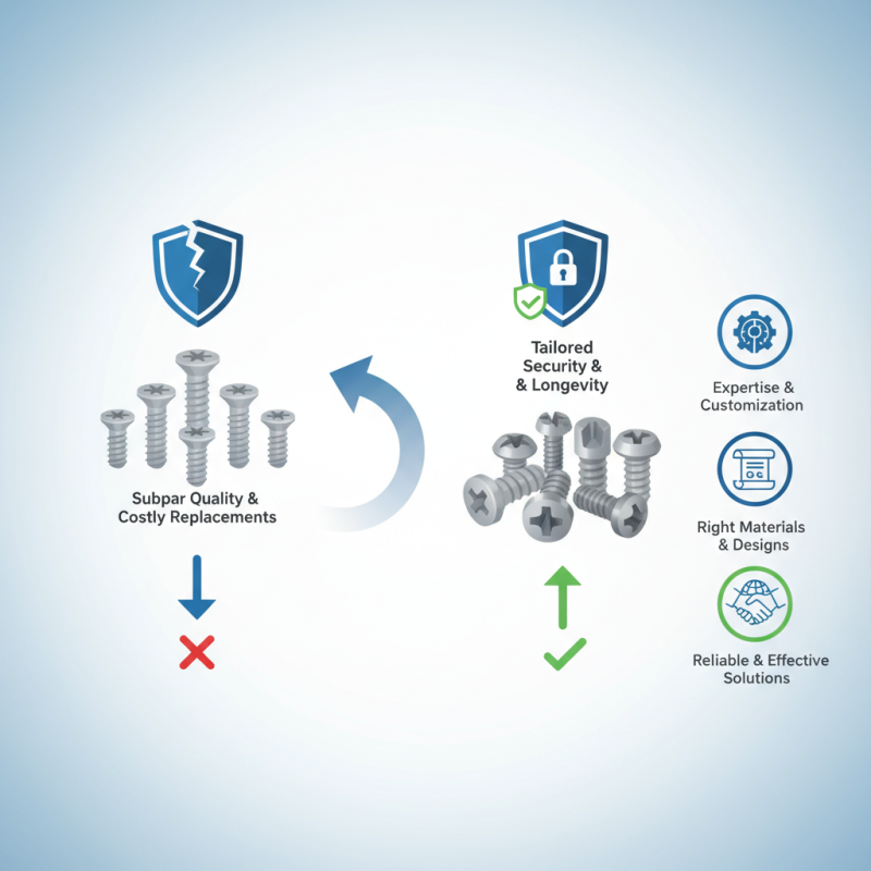 Why Choose a Custom Security Screws Wholesaler for Your Needs?
