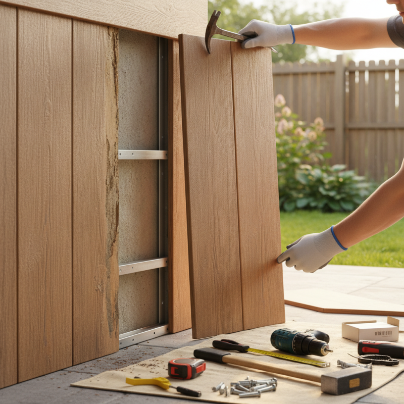 How to Replace Damaged WPC Panels Effectively?