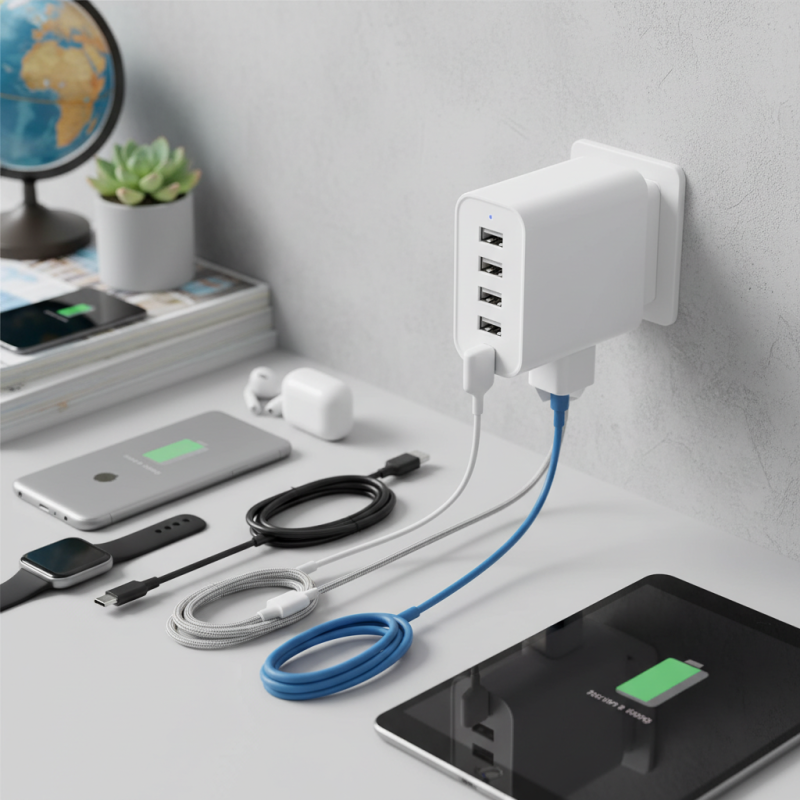 Top 10 4 Port USB Chargers 4.8A for Global Buyers?