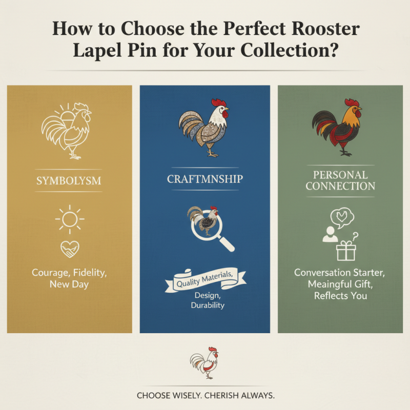 How to Choose the Perfect Rooster Lapel Pin for Your Collection?