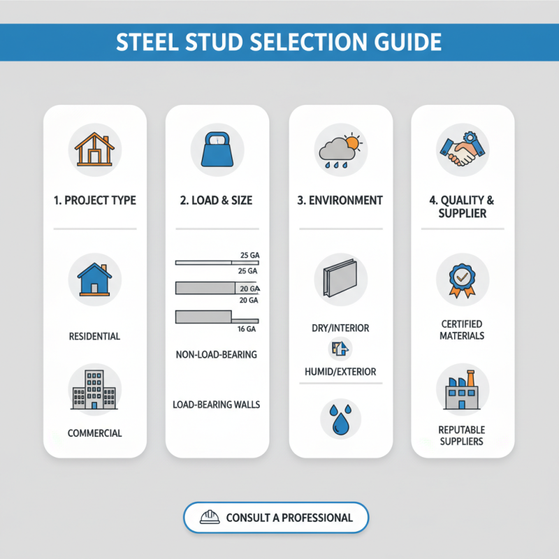 How to Choose the Right Steel Stud for Your Construction Project?