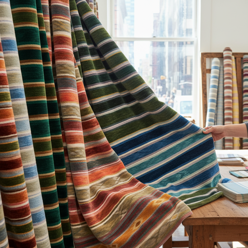 Top Chenille Stripe Fabrics for Global Buyers Today?