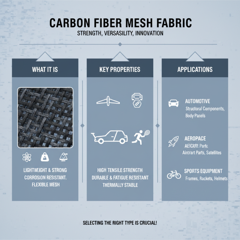 Top Tips for Choosing Carbon Fiber Mesh Fabric for Your Projects?
