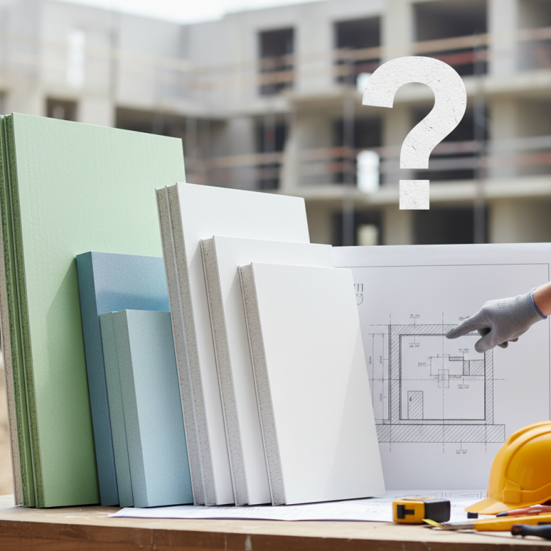 How to Choose the Best Gypsum Board for Your Project?