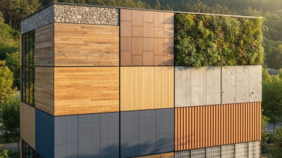 Top 10 Wall Cladding Options for Sustainable Building Solutions?