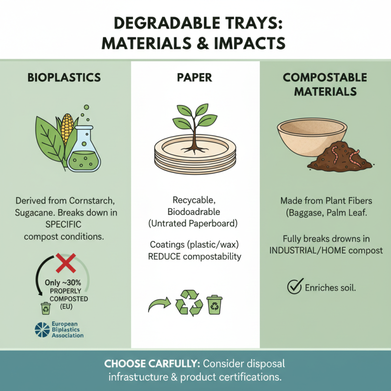 Top Tips for Choosing the Best Degradable Tray for Your Needs?