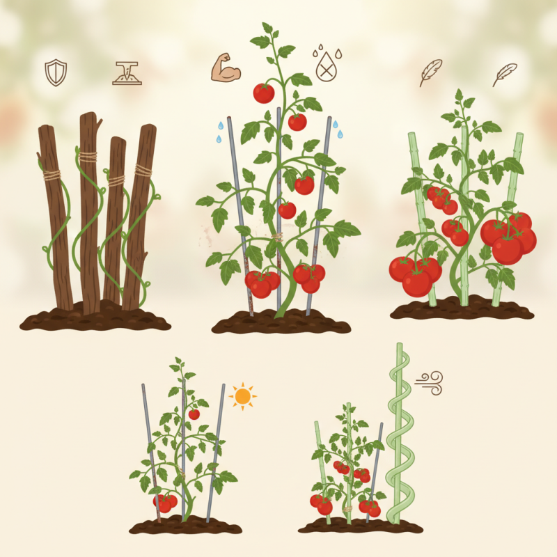 What is the Best Type of Tomato Plant Stakes for Your Garden?