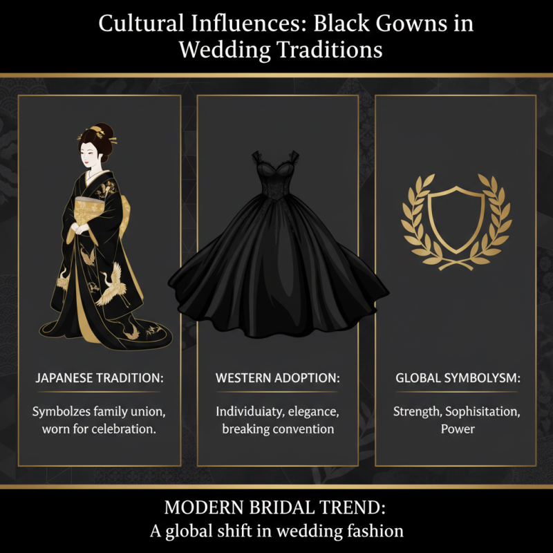 What is the Allure of Black Wedding Gowns for Modern Brides?