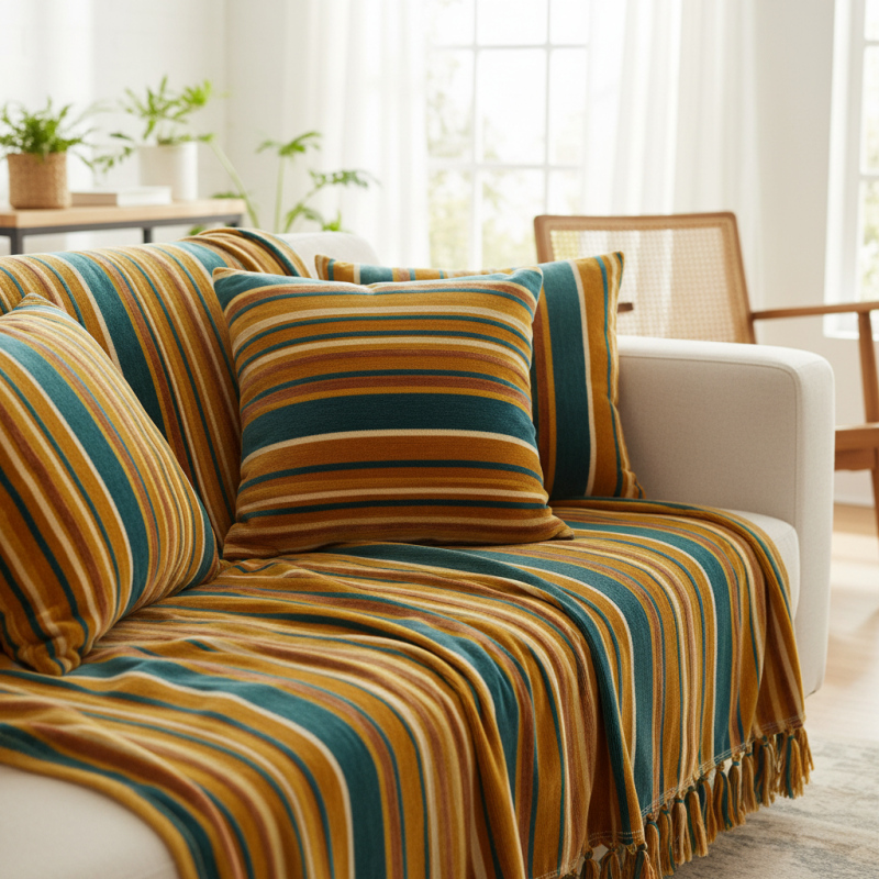 What is Chenille Stripe Fabric Benefits and Uses?