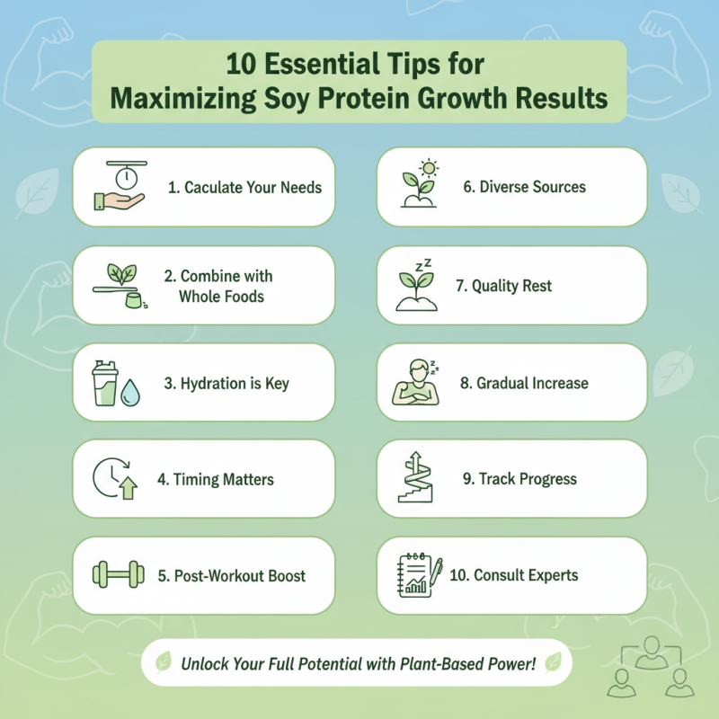 10 Essential Tips for Maximizing Soy Protein Growth Results?