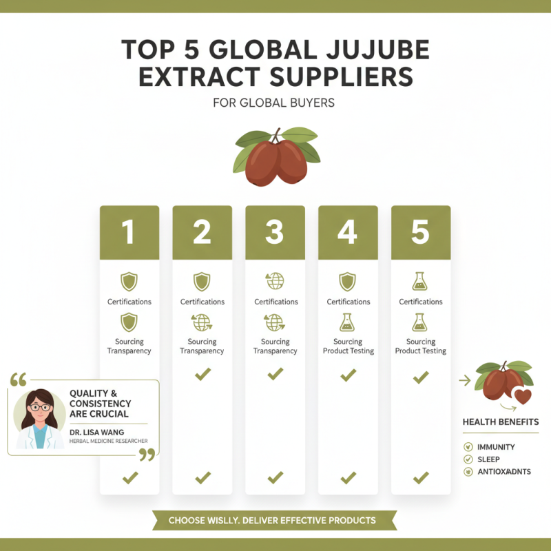 Top 5 Jujube Extract Suppliers for Global Buyers?