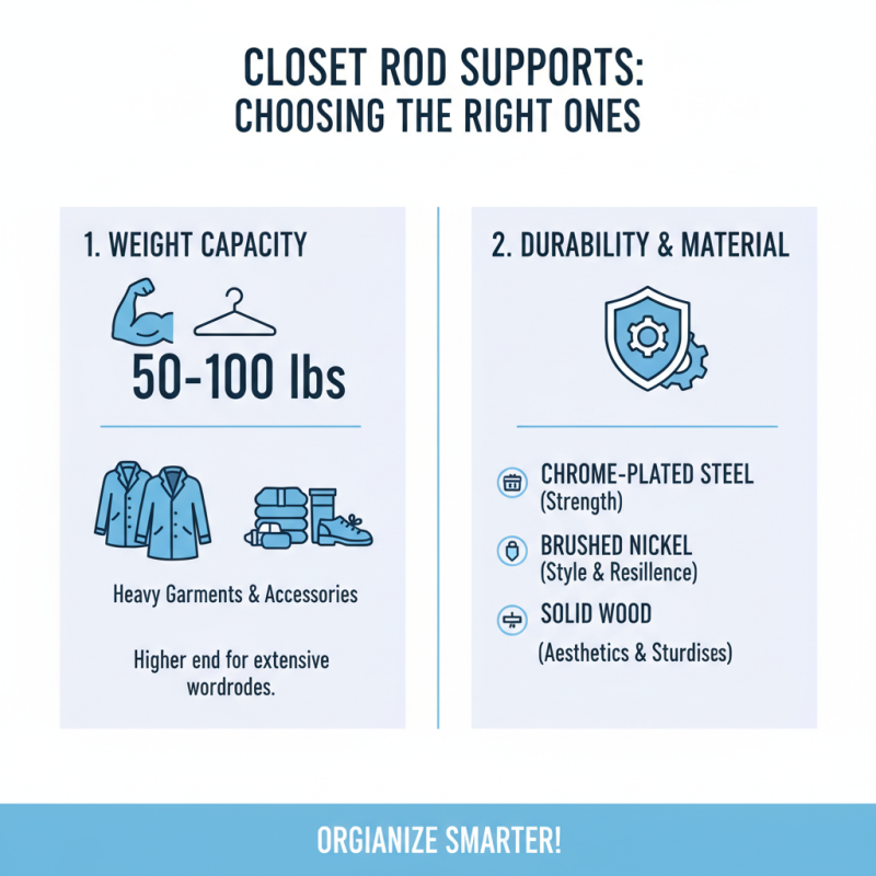 How to Choose the Right Closet Rod Support for Your Storage Needs?