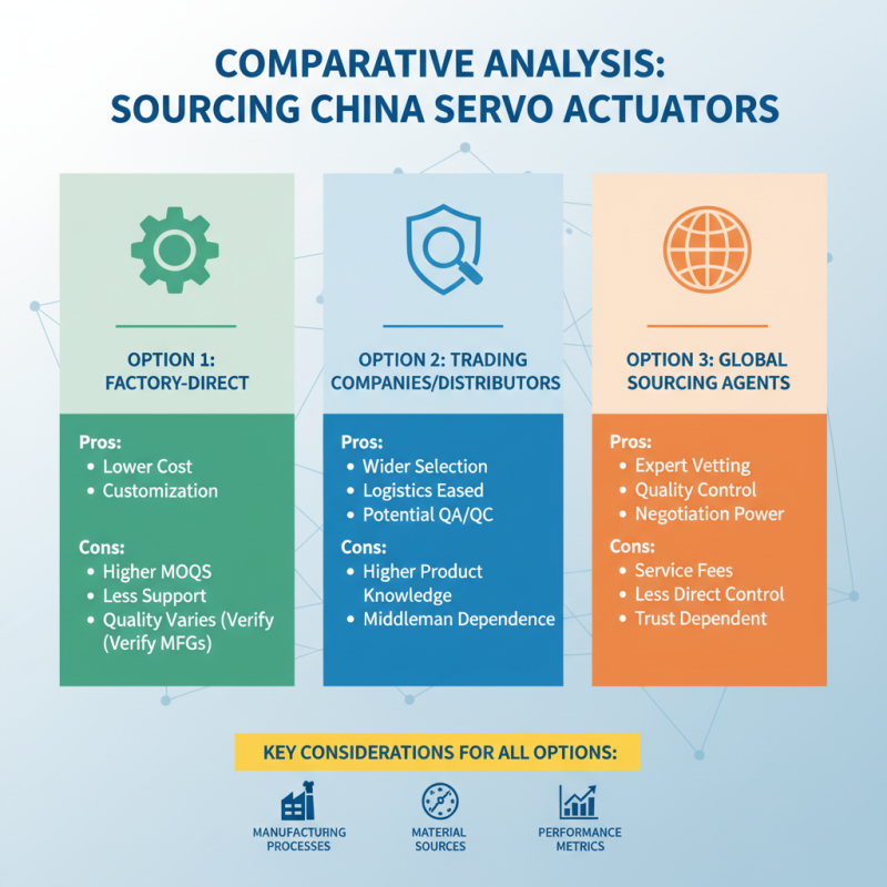 Top China Best Servo Actuators for Your Global Sourcing Needs?