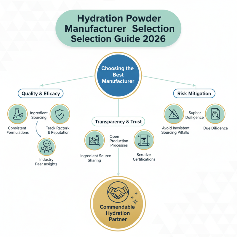 How to Choose the Best Hydration Powder Manufacturer in 2026?