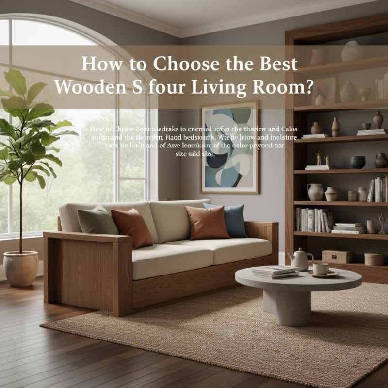 How to Choose the Best Wooden Sofa for Your Living Room?