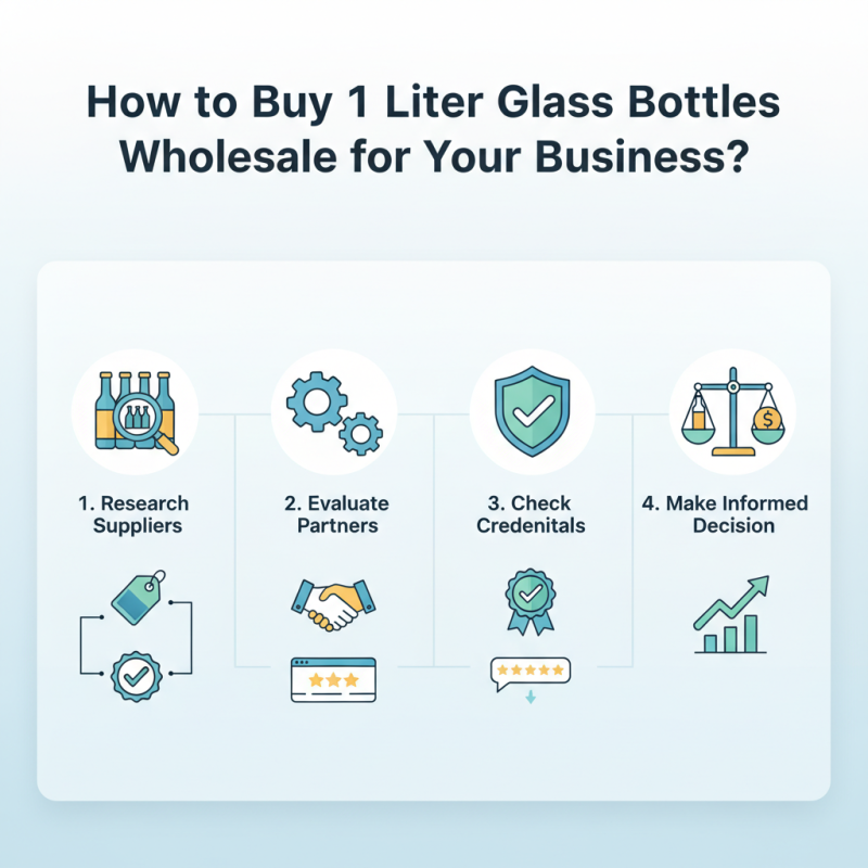 How to Buy 1 Liter Glass Bottles Wholesale for Your Business?