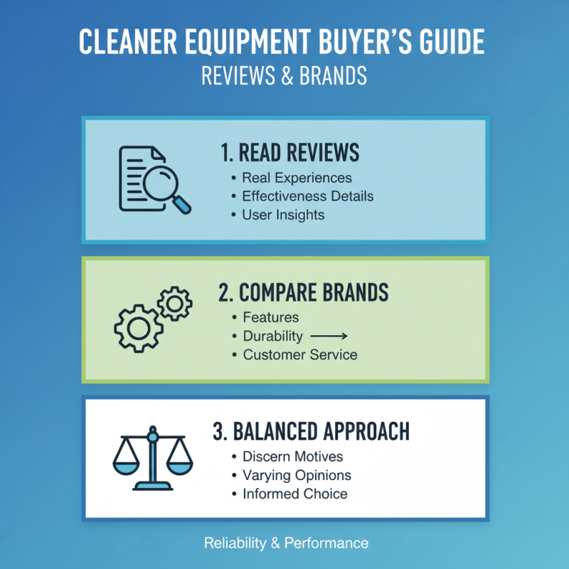 How to Choose the Best Cleaner Equipment for Your Needs?
