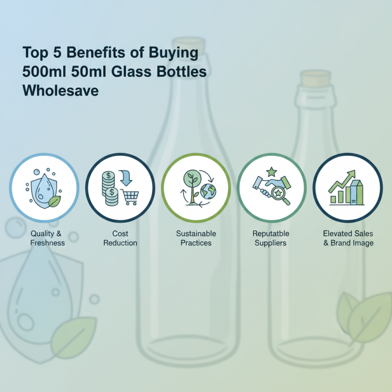 Top 5 Benefits of Buying 500ml Glass Bottles Wholesale?