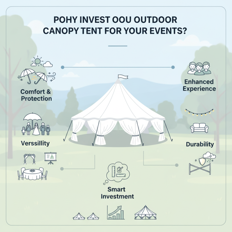 Why Invest in an Outdoor Canopy Tent for Your Events?