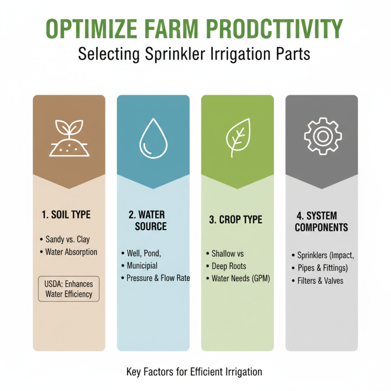 Why Choose the Right Sprinkler Irrigation Parts for Your Farm?