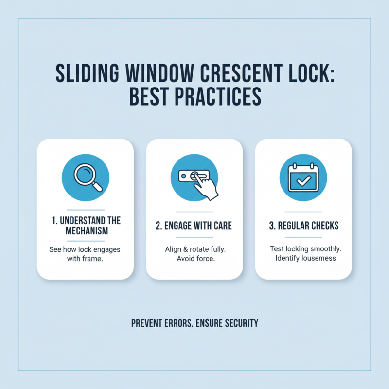 2026 How to Use a Sliding Window Crescent Lock Effectively?