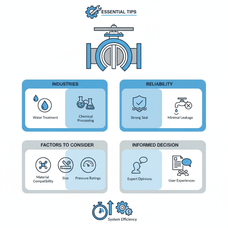 Essential Tips for Choosing Rubberlined Butterfly Valves?