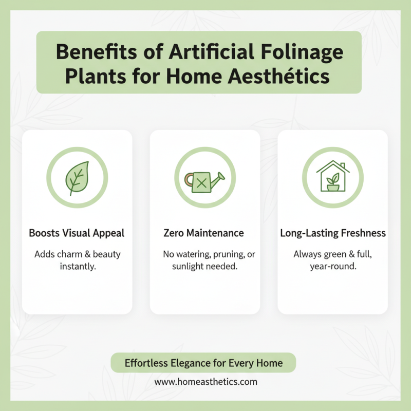 Why Choose Artificial Foliage Plants for Your Home Decor?