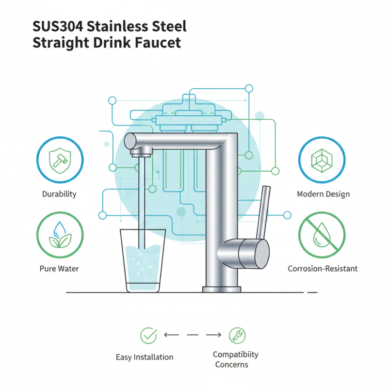 What is SUS304 Stainless Steel Straight Drink Faucet?