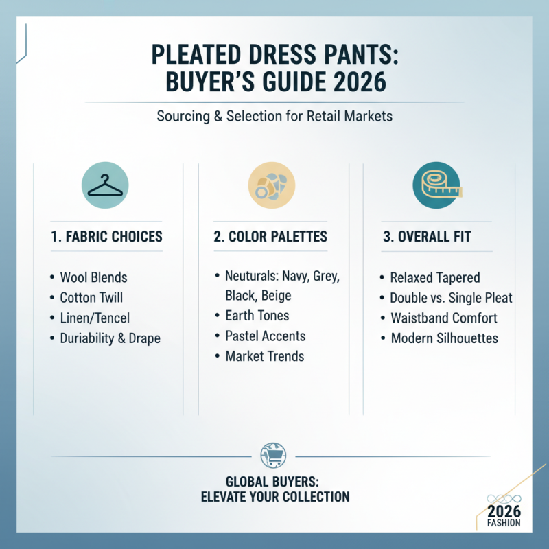 2026 Top Pleated Dress Pants Trends for Global Buyers?