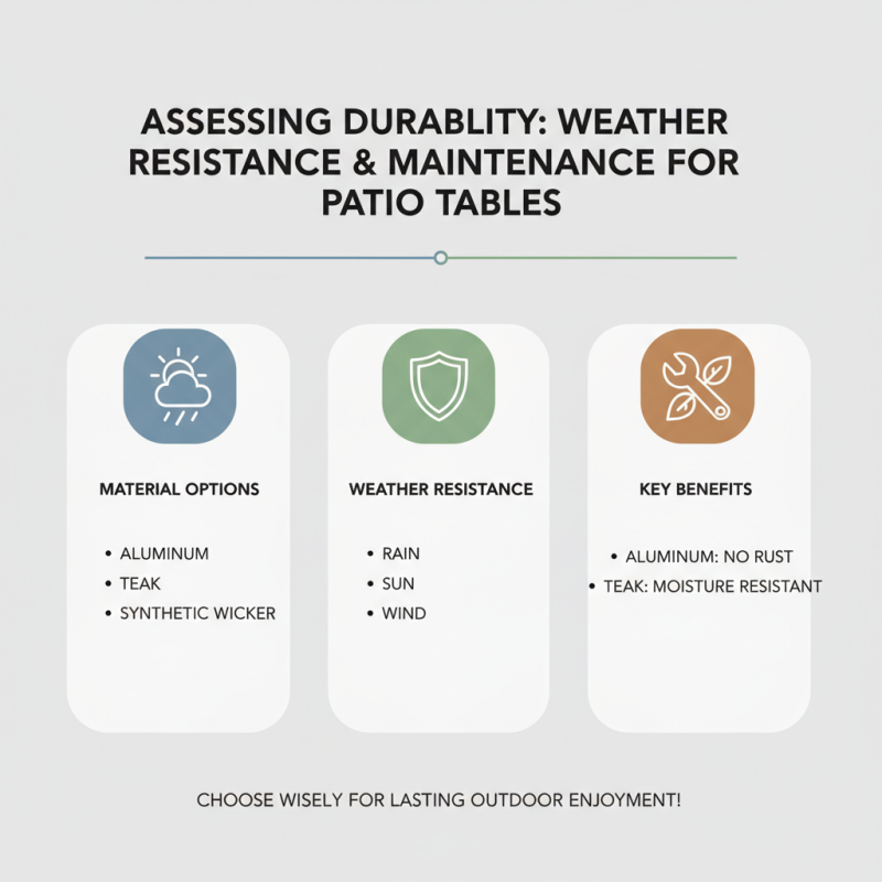 How to Choose the Best Outdoor Patio Tables for Your Space?